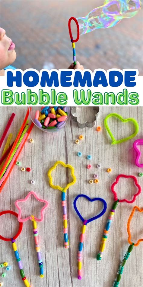 DIY Bubble Wands - Kids Kubby