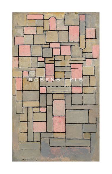 Piet Mondrian Hand Numbered Limited Edition Print On Paper