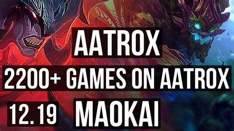 AATROX Vs MAOKAI TOP 3 0M Mastery 2200 Games 6 Solo Kills 6 1 0