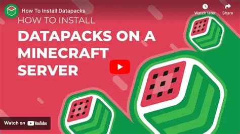 How To Install Datapacks On A Minecraft Server Knowledgebase MelonCube