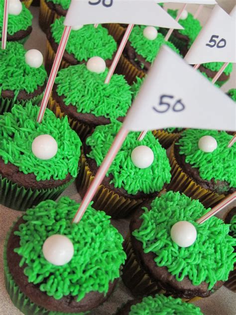 Par Tee Shake Bake And Party Golf Cupcakes Golf Cake Birthday Cupcakes