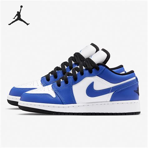 Nike 耐克正品 AIR JORDAN 1 LOW GS AJ1大童低帮童鞋 553560 124 淘宝网