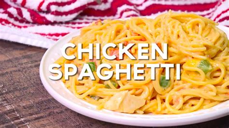 Chicken Spaghetti Just A Pinch My Recipe Magic