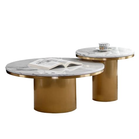 Dwaron Coffee Table Marble Glamz Deco