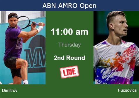 How To Watch Dimitrov Vs Fucsovics On Live Streaming In Rotterdam On