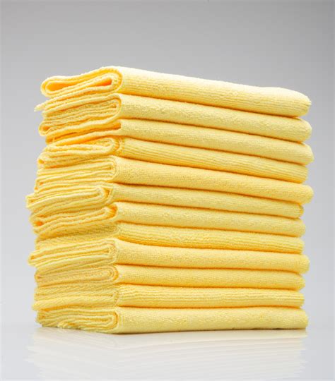 12 Pack - Premium Edgeless Microfiber Towels – ClearShine Products