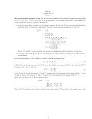 Problem Set 7 Answers Econ 371 Problem Set 7 Answers 1 Stock And