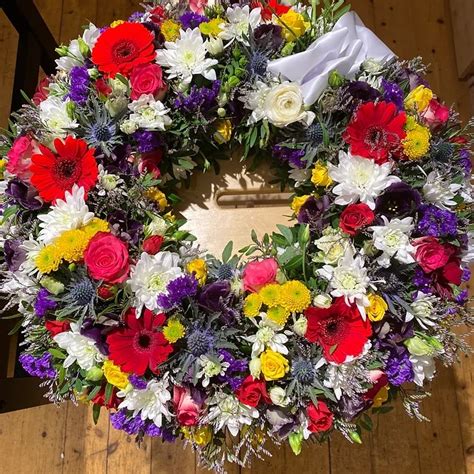Et Kærligt Farvel Krans Gerbera Blomster Østerbro