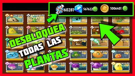 Plantas Vs Zombies Hack Apk Todo Desbloqueado Plantas Al Maximo Y