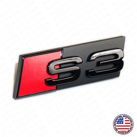 Audi S3 Front Grille Bumper Radiator Lettering Emblem Badge Logo Sport