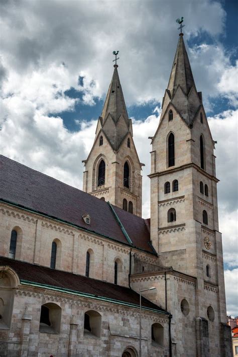 Cathedral of Wiener Neustadt, Cathedral of the Assumption of Mary and St. Rupert Editorial Photo ...