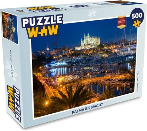 Puzzel Palma Bij Nacht Legpuzzel Puzzel Stukjes Bol