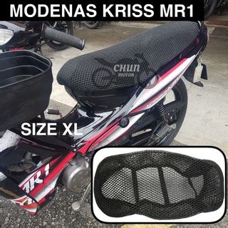 Modenas Kriss MR1 MR2 MR3 ACE115 CT110 DINAMIK GT128 Seat Cover Net 3D