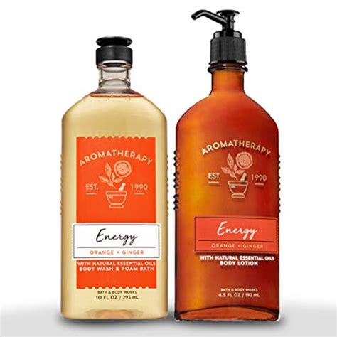 Bath And Body Works Aromatherapy Energy Orange Ginger Body Lotion 6