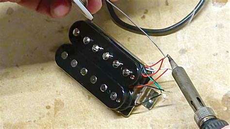 Building A Neck Through Guitar Part Making The Humbucker Pickups