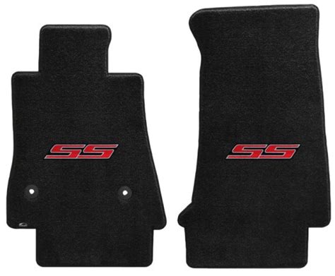 Th Generation Camaro Ss Red Logo Front Floor Mats