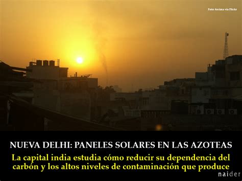 Nueva Delhi Paneles Solares En Las Azoteas Naider