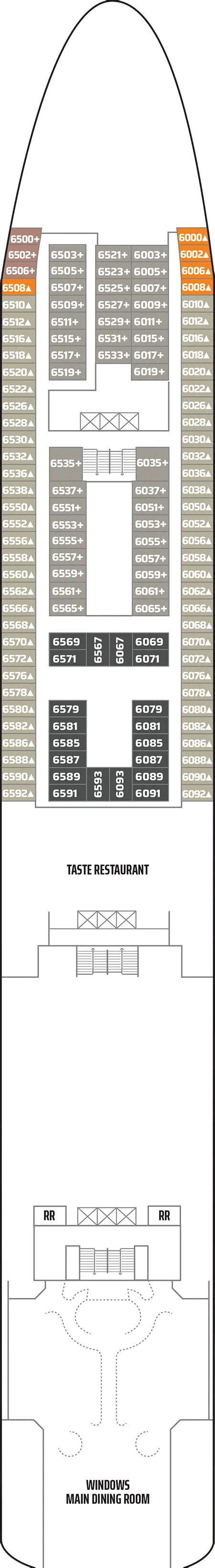 Norwegian Spirit Deck Plan Cruise Deck Info