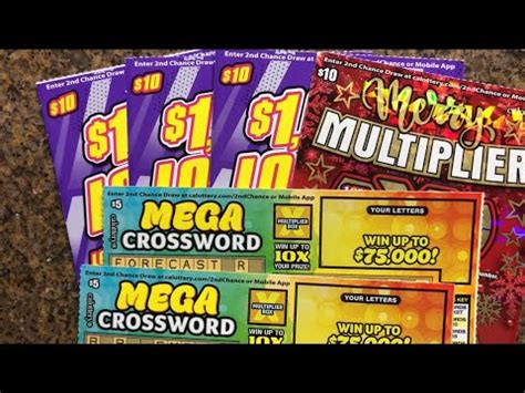 1K Loaded Merry Multiplier Mega CrosswordWinsCA Lottery