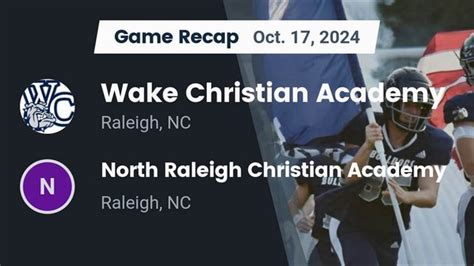 Football Game Preview North Raleigh Christian Academy Knights Vs