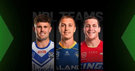 Nrl 2023 Round 19 Official Team Lists Injuries Updates Ins And Outs