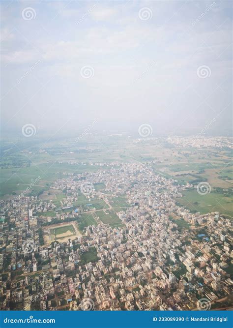 Aerial View Of New Delhi India Stock Photo Image Of Suburb India