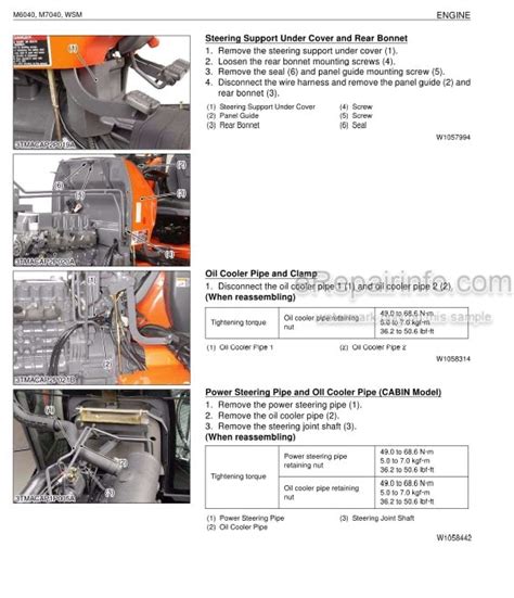 Buy And Download Kubota M6040 M7040 Workshop Manual Tractor 9y021 13896 Manuals In Pdf