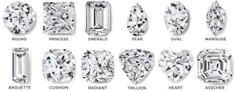 From Heart to Princess: A Guide to Diamond Shapes for Engagement Rings ...