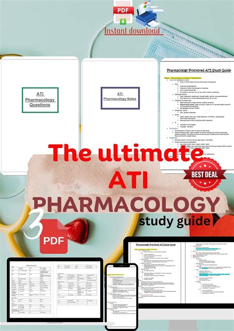 The Complete Pharmacology Proctored Ati Study Guide Ati Pharmacology