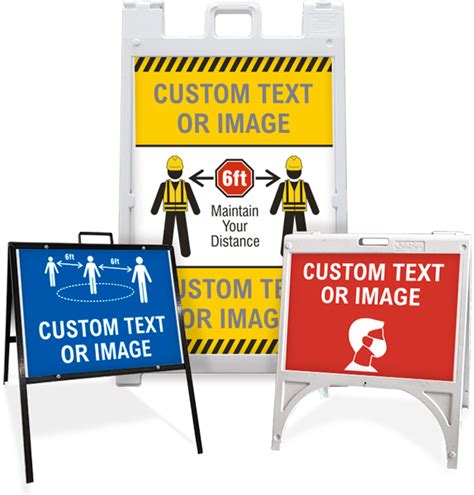 Custom Sandwich Board Sign A Frame Sidewalk Sign C5013