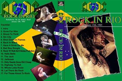 DVD cover bootleg: AC/DC - Rock in Rio, 1985