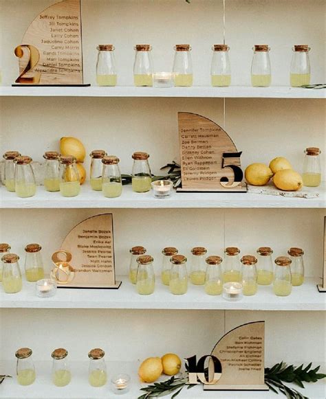 Limoncello Wall Seating Chart Wedding Seating Charts Wedding