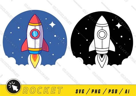 Space Ship Svg Rocket Clipart Rocket Ship Svg Spaceship Etsy Ship