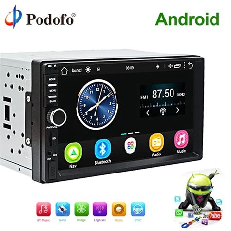 Buy Podofo 2 Din Android Car Radio Gps Navigation Car Stereo 7 1024 600 Auto