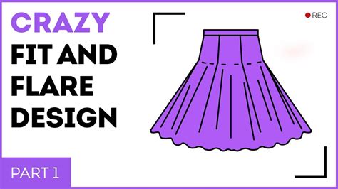 Diy Crazy Fit And Flare Design Part How To Make A Skirt With The