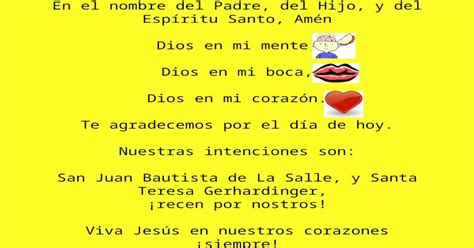 En el nombre del Padre del Hijo y del Esp í ritu Santo Am é n Dios