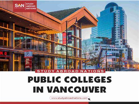 List of Public Colleges in Vancouver 2023