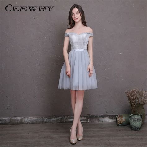 Ceewhy Boat Neck Short Special Occasion Dress A Line Formal Gown Short Prom Dress Elegant