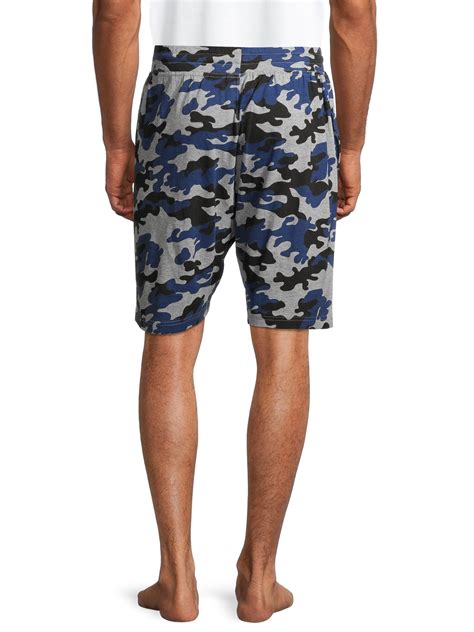 Hanes Mens And Big Mens Jersey Camo Sleep Shorts 2 Pack