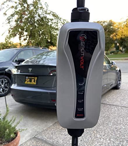 Splitvolt Level 2 Portable Electric Vehicle Ev Charger 240 Volt 16