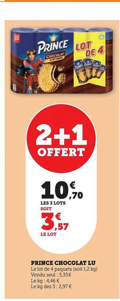 Promo Prince Chocolat Lu Chez U Express Icatalogue Fr