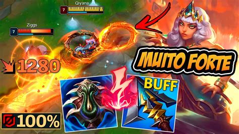 QIYANA MID TÁ MUITO FORTE ESSE BUFF NA LETALIDADE LEAGUE OF