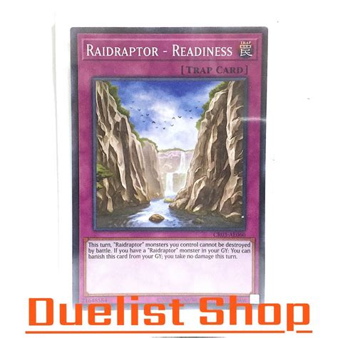 Raidraptor Readiness N Trap Normal Cr03 Ae060 Yukio Card Set Yu Gi Oh Ocg Asia Eng