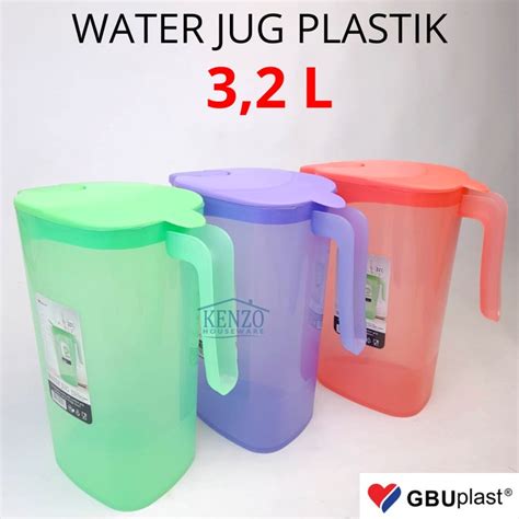 Jual Teko Air Plastik 3 2 Liter Teko Thermos Air Minum Warna Water Jug