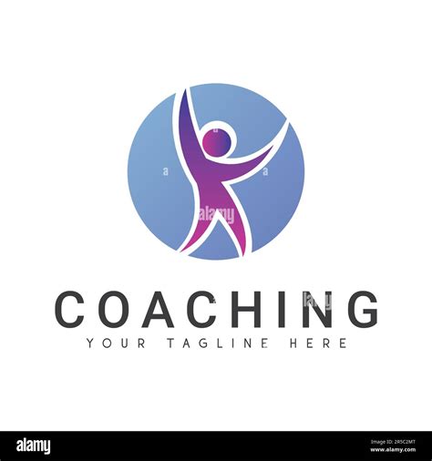 Abstract Human Life Coaching Logo Design Stock Vector Image And Art Alamy