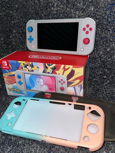 Nintendo Switch Lite Zacian And Zamazenta Pokemon Sword And Shield Limited Edition On Carousell