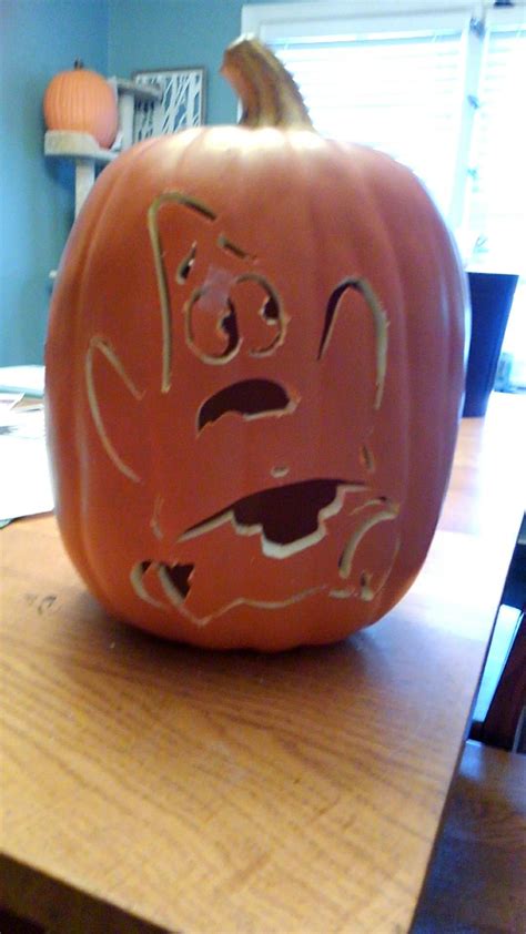 Patrick Star Pumpkin Fall Pumpkins Halloween Pumpkins Halloween Ideas