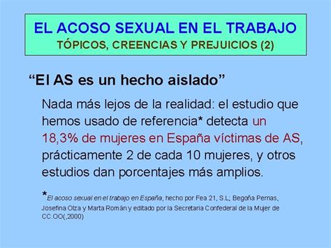 El Acoso Sexual En El Trabajo Bloque 2