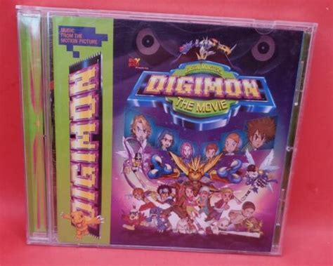 Digimon Digital Monsters The Movie Original Soundtrack Music Cd