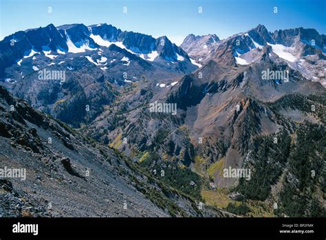 The Sawtooth Ridge In The Sierra Nevada Mountains Near Bridgeport